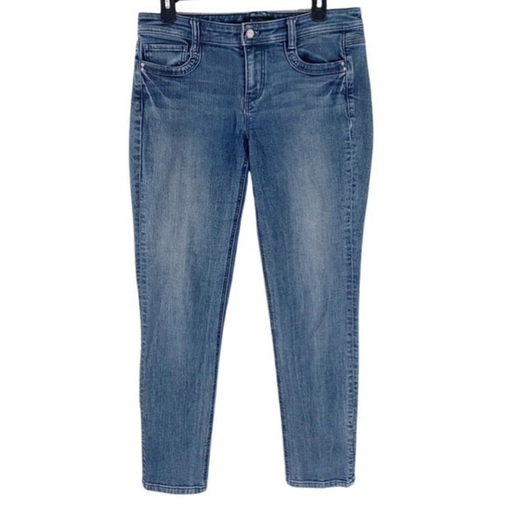 WHBM Blanc Slim Ankle stretch jeans